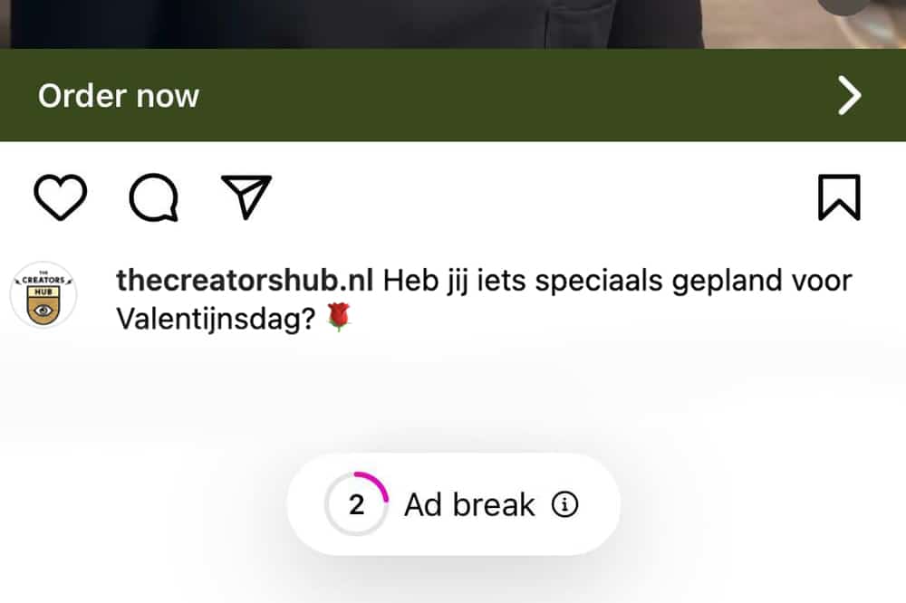De nieuwste feature van Instagram: de ”ad break”