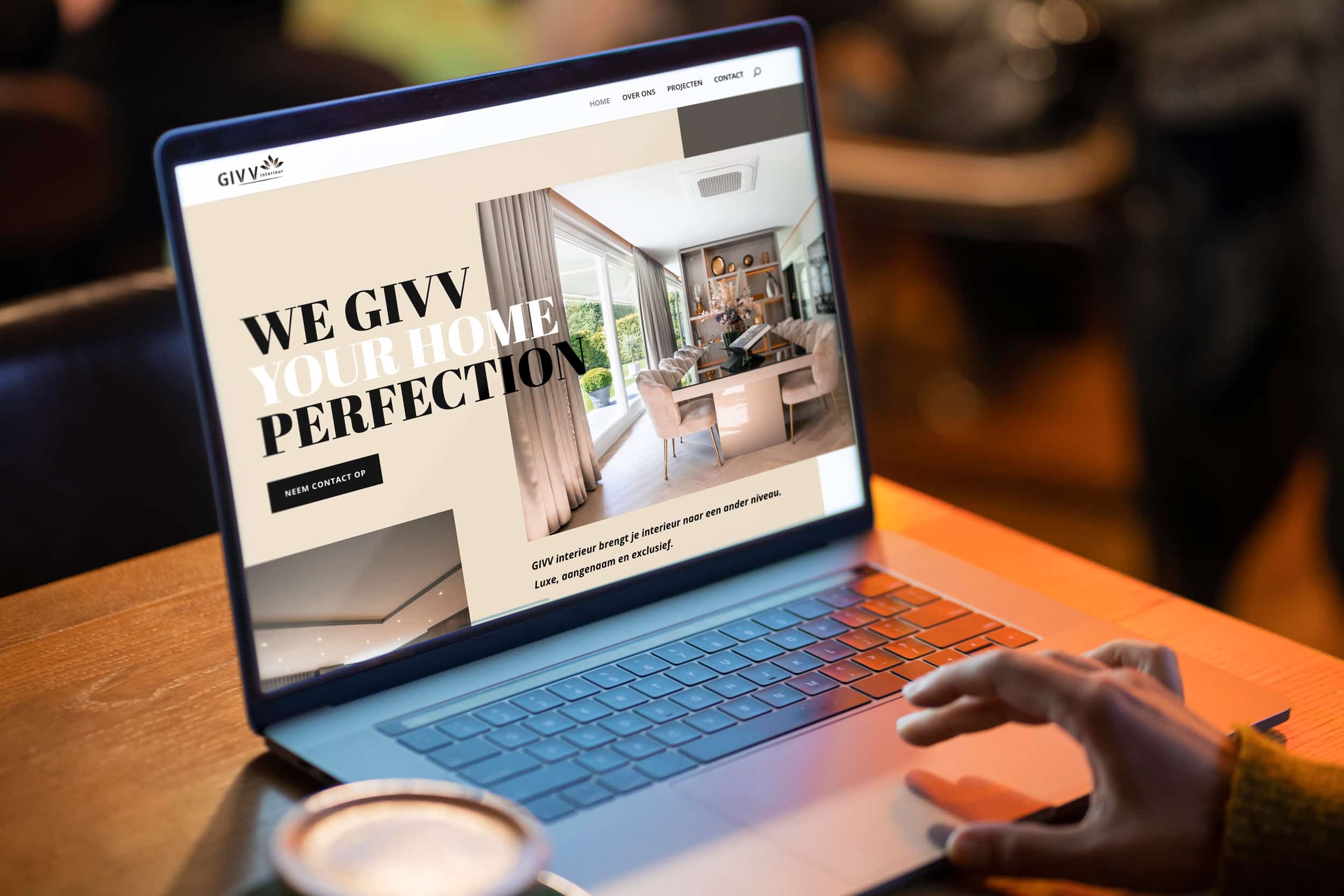 Projectcase Givv interieur website